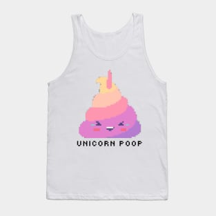 Unicorn poop pixel Tank Top